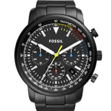 Buy Shop Fossil Goodwin Chronograph Black Dial Black Steel Strap Watch for Men - FS5413 USA Online