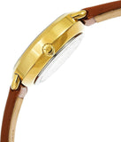 Buy Shop Michael Kors Portia Quartz White Dial Brown Leather Strap Watch For Women - MK2734 USA Online