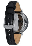 Buy Shop Fossil Jacqueline Quartz White Dial Black Leather Strap Watch for Women - ES3972 USA Online