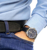 Buy Shop Tissot PRC 200 Chronograph Blue Dial Blue Leather Strap Watch For Men - T055.417.16.047.00 USA Online