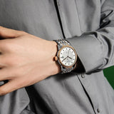 Buy Shop Tissot Le Locle Powermatic 80 Silver Dial Two Tone Steel Strap Watch For Men - T006.407.22.036.01 USA Online