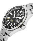 Tag Heuer Aquaracer Black Dial Silver Steel Strap Strap Watch for Men - WAY201A.BA0927