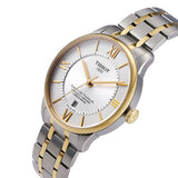 Buy Shop Tissot Chemin Des Tourelles Powermatic 80 Cosc Silver Dial Two Tone Steel Strap Watch For Men - T099.408.22.038.00 USA Online