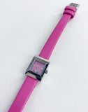 Buy Shop Gucci G-Frame Square Fuchsia Mother of Pearl Dial Fuchsia Leather Strap Watch For Women - YA128533 USA Online