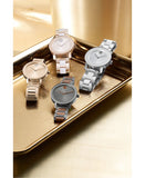 Buy Shop Movado Bold Ceramic Silver Dial Silver Steel Strap Watch for Women - 3600638 USA Online