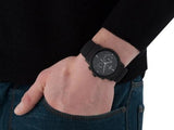Buy Shop Hugo Boss Modern Black Dial Black Rubber Strap Watch for Men - 1512639 USA Online