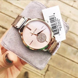 Buy Shop Michael Kors Portia Rose Gold Dial Rose Gold Steel Strap Watch for Women - MK3640 USA Online