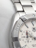 Buy Shop Tag Heuer Aquaracer White Dial Watch for Men - WAY111Y.BA0928 USA Online
