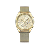 Buy Shop Tommy Hilfiger Mia Gold Dial Gold Mesh Bracelet Watch for Women - 1781488 USA Online