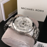 Buy Shop Michael Kors Runway Silver Dial Silver Steel Strap Watch for Men- MK8086 USA Online