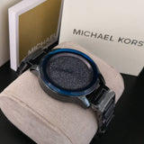 Buy Shop Michael Kors Kinley Blue Dial Blue Steel Strap Watch for Women - MK6246 USA Online