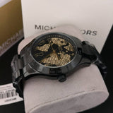 Buy Shop Michael Kors Layton Pave Black Dial Black Steel Strap Watch for Women - MK6091 USA Online