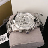 Buy Shop Michael Kors Runway Silver Dial Silver Steel Strap Watch for Men- MK8086 USA Online