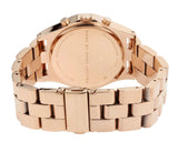 Buy Shop Marc Jacobs Henry Chronograph Rose Gold Dial Rose Gold Steel Strap Watch for Women - MBM3118 USA Online