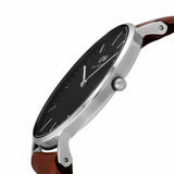 Buy Shop Daniel Wellington Classic Durham Black Dial Brown Leather Strap Watch For Women - DW00100142 USA Online