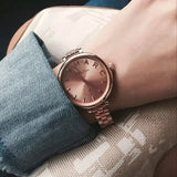 Buy Shop Marc Jacobs Sally Rose Gold Dial Rose Gold Steel Strap Watch for Women - MBM3364 USA Online