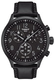 Buy Shop Tissot Chrono XL Vintage Black Dial Black Leather Strap Watch For Men - T116.617.36.052.00 USA Online
