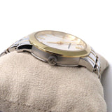 Buy Shop Burberry Heritage White Dial Two Tone Stainless Steel Strap Watch for Men - BU1358 USA Online