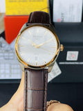 Buy Shop Tissot T Classic PR 100 Quartz White Dial Brown Leather Strap Watch for Men - T101.410.26.031.00 USA Online
