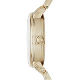 Buy Shop Marc Jacobs Amy Gold Dial Gold Leather Strap Watch for Women - MBM8627 USA Online