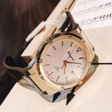 Buy Shop Salvatore Ferragamo F-80 Classic White Dial Brown Leather Strap Watch for Men - SFDT00819 USA Online