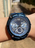 Buy Shop Guess Flagship Chronograph Blue Dial Blue Steel Strap Watch for Men - W0601G2 USA Online