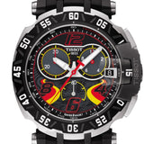 Buy Shop Tissot T Race Chronograph Stefan Bradl Special Edition Black Dial Black Rubber Strap Watch for Men - T092.417.27.057.02 USA Online
