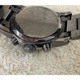 Buy Shop Marc Jacobs Larry Chronograph Black Dial Grey Steel Strap Watch for Men - MBM5051 USA Online