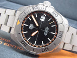 Tag Heuer Aquaracer Bamford Automatic Black Dial Grey Steel Strap Watch for Men - WAY208F.BF0638