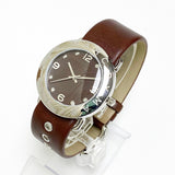 Buy Shop Marc Jacobs Amy Brown Dial Brown Leather Strap Watch for Women - MBM1139 USA Online