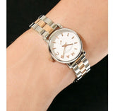Buy Shop Marc Jacobs Baker White Dial Two Tone Steel Strap Watch for Women - MBM3331 USA Online