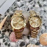 Buy Shop Michael Kors Bradshaw Gold Dial Gold Steel Strap Watch for Women - MK5605 USA Online