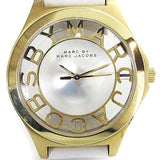 Buy Shop Marc Jacobs Henry Skeleton White Dial White Leather Strap Watch for Women - MBM1339 USA Online