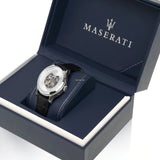 Buy Shop Maserati Epoca Automatic Skeleton Mechanical Silver Dial Watch For Men - R8821118003 USA Online