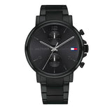 Tommy Hilfiger Daniel Black Dial Black Steel Strap Watch for Men - 1710414