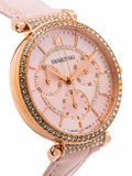 Buy Shop Swarovski Passage Chrono Pink Dial Pink Leather Strap Watch for Women - 5580352 USA Online