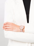 Buy Shop Swarovski Passage Chrono Pink Dial Pink Leather Strap Watch for Women - 5580352 USA Online