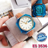 Buy Shop Fossil Candy White Dial Brown Leather Strap Watch for Men - ES3536 USA Online