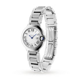 Buy Shop Cartier Ballon Bleu De Cartier White Dial Silver Steel Strap Watch for Women - W69010Z4 USA Online
