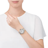 Buy Shop Cartier Ballon Bleu de Cartier Silver Dial Two Tone Steel Strap Watch for Women - W2BB0030 USA Online