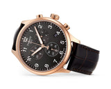 Buy Shop Tissot Chrono XL Black Dial Brown Leather Strap Watch For Men - T116.617.36.057.01 USA Online