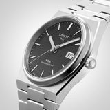 Buy Shop Tissot PRX Powermatic 80 Black Dial Silver Steel Strap Watch for Men - T137.407.11.051.00 USA Online