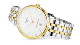 Buy Shop Tissot Carson Premium Powermatic 80 White Dial Two Tone Steel Strap Watch For Men - T122.407.22.031.00 USA Online