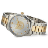 Buy Shop Gucci G Timeless Silver Dial Two Tone Steel Strap Watch For Women - YA1264074 USA Online