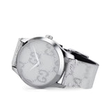 Buy Shop Gucci G Timeless Quartz Grey Dial Grey Leather Strap Watch For Men - YA1264058 USA Online