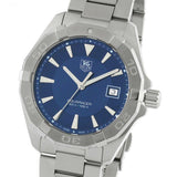 Buy Shop Tag Heuer Aquaracer Quartz Blue Dial Silver Steel Strap Watch for Men - WAY1112.BA0928 USA Online