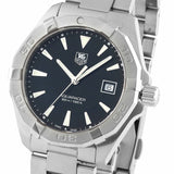Buy Shop Tag Heuer Aquaracer Quartz Black Dial Silver Steel Strap Watch for Men - WAY1110.BA0928 USA Online