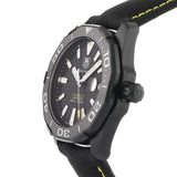 Buy Shop Tag Heuer Aquaracer Calibre 5 Automatic Black Dial Black Nylon Strap Watch for Men - WAY218A.FC6362 USA Online