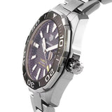 Buy Shop Tag Heuer Aquaracer Caliber 5 Black Dial Silver Steel Strap Watch for Men - WAY201A .BA0927 USA Online