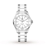 Buy Shop Tag Heuer Aquaracer White Dial Watch for Women - WAY131B.BA0914 USA Online